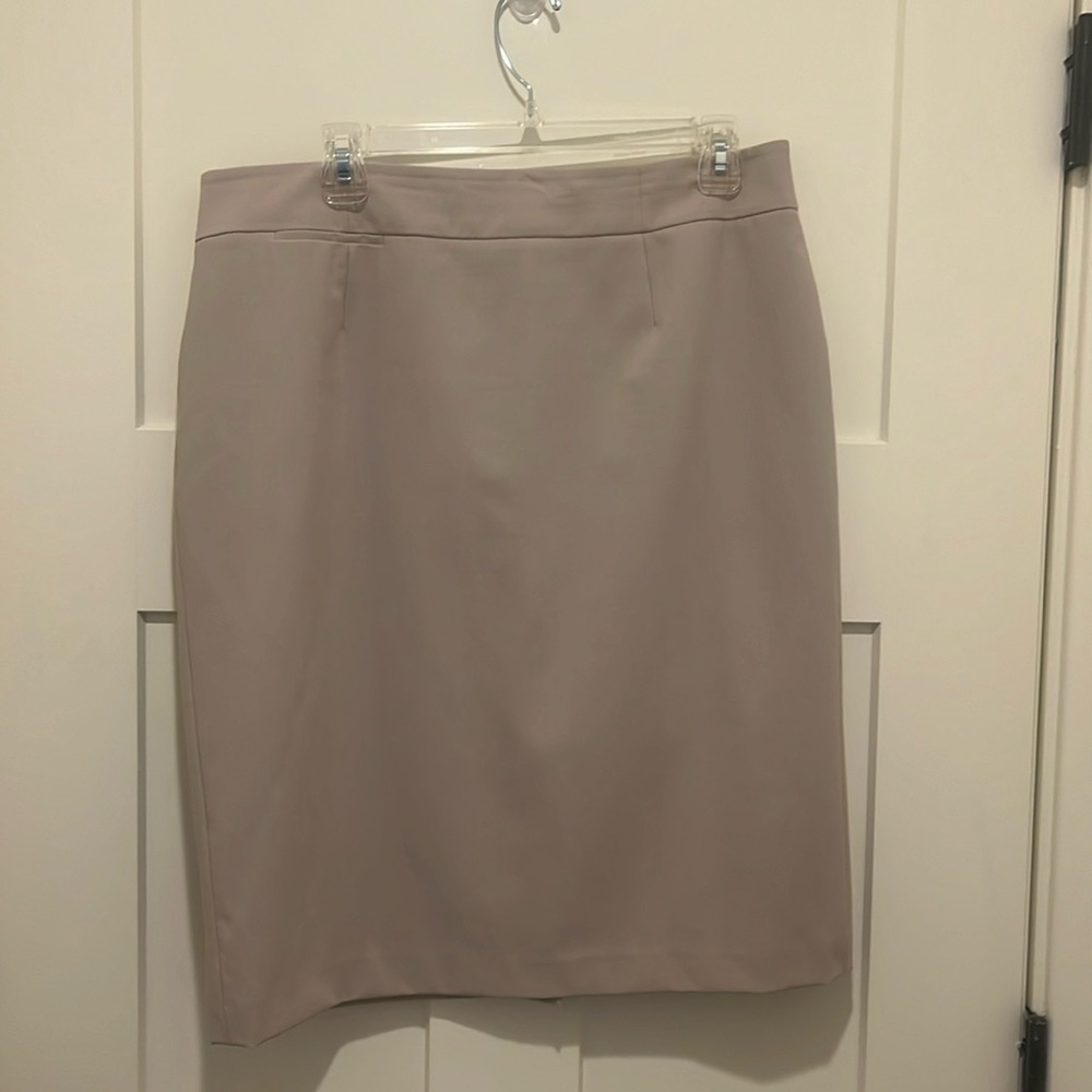 Calvin Klein straight fit suit skirt